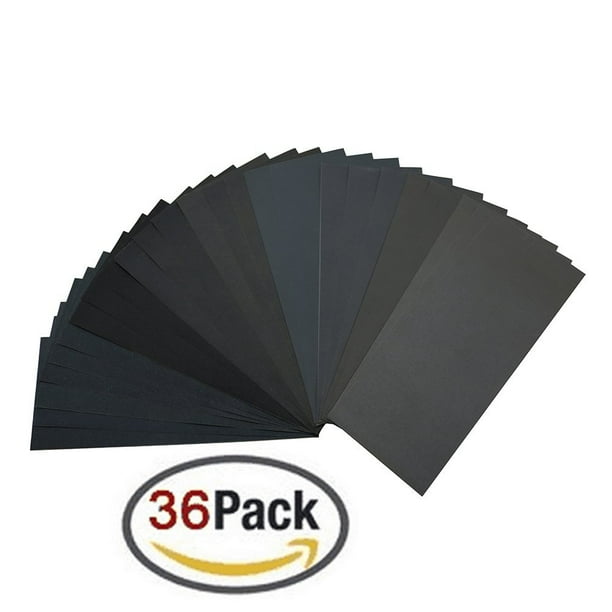 LJY Wet/Dry Sandpaper Assortment for Automotive Sanding 20 Pieces 400/600/800/1000/1200/1500/2000/2500/3000 Grit 9 x 3.6 Inch Wood Furniture Finishing Wood Turning Finishing LJY Wet/Dry Sandpaper Assortment for Automotive Sanding 20 Pieces 400/600/800/1000/1200/1500/2000/2500/3000 Grit 9 x 3.6 Inch Wood Furniture Finishing Wood Turning Finishing